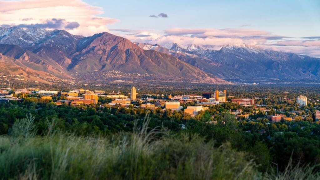 Spring View of University of Utah Campus